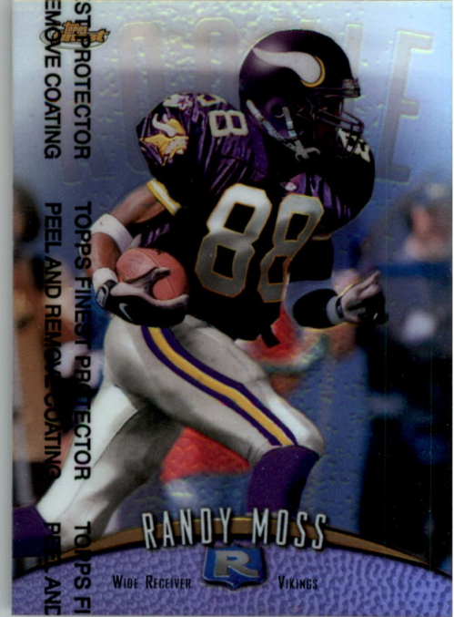 1998 Finest Refractors #135 Randy Moss