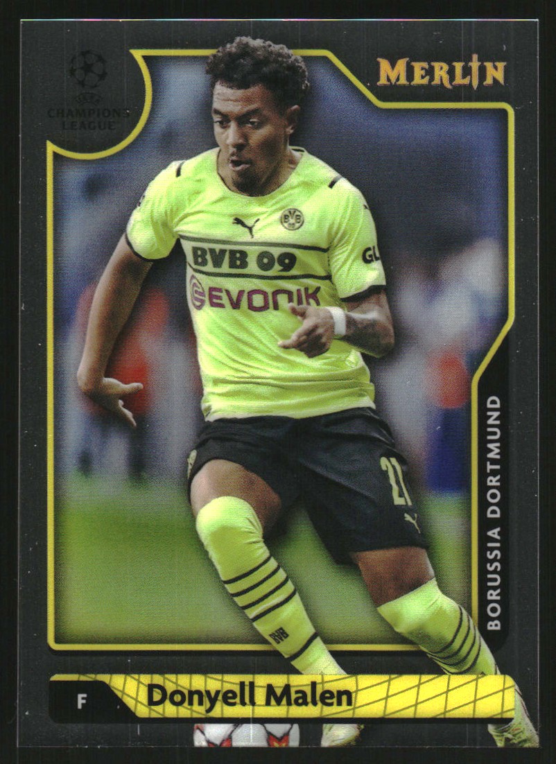 2021-22 Merlin UEFA Champions League #86 Donyell Malen - NM-MT ...