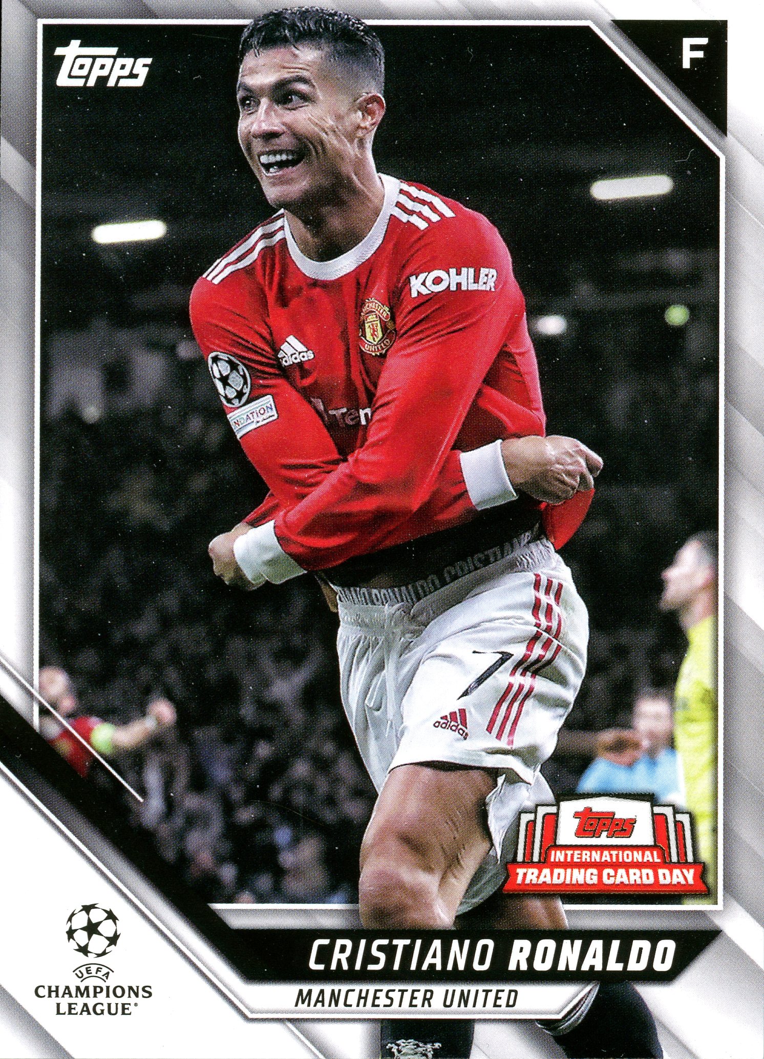 CRISTIANO RONALDO ~ 2022 Topps Soccer International Trading Card Day #CLBC23