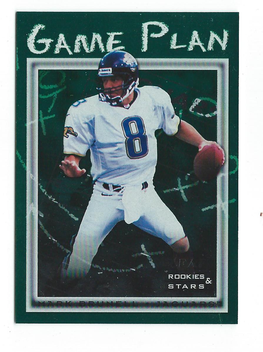 1998 Leaf Rookies and Stars Game Plan #4 Mark Brunell