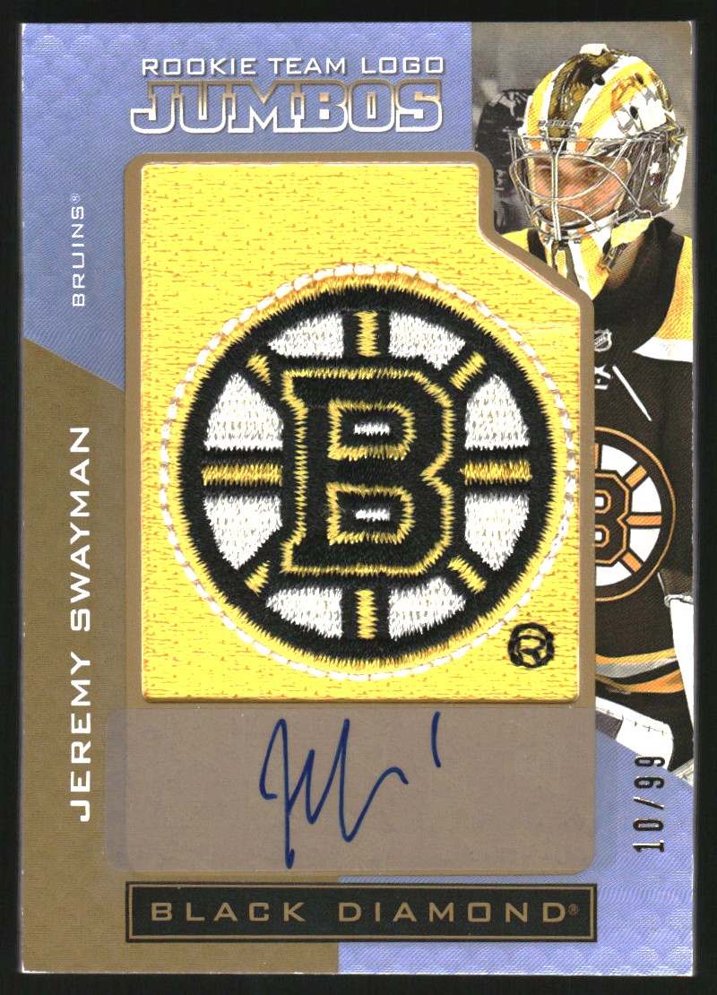 2021-22 Black Diamond Rookie Team Logo Jumbo Patch Autographs Full Logo ...