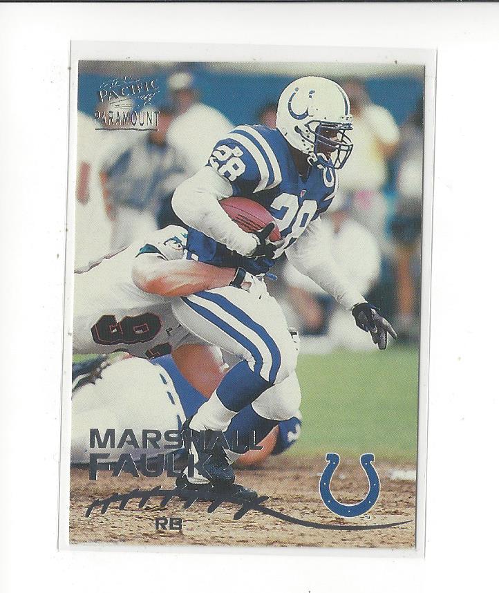1998 Paramount Silver #97 Marshall Faulk