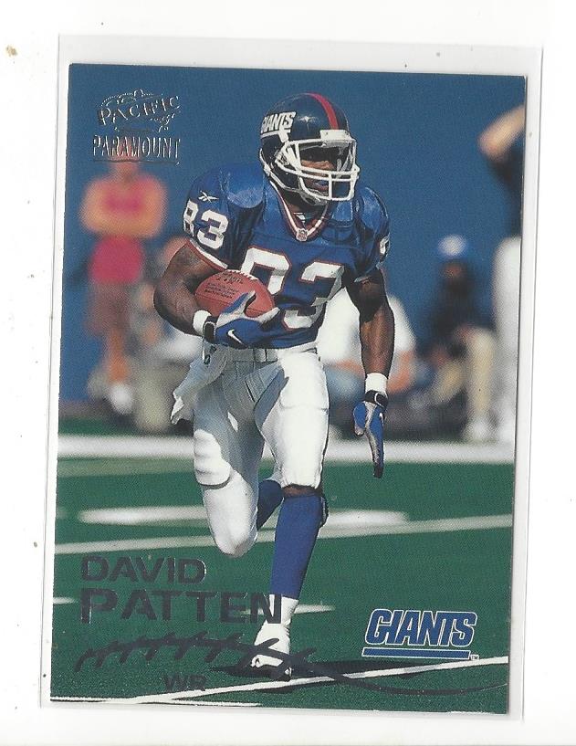 1998 Paramount Silver #155 David Patten