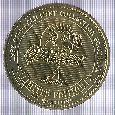 1998 Pinnacle Mint Coins Brass #4 Drew Bledsoe back image