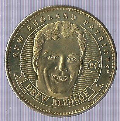 1998 Pinnacle Mint Coins Brass #4 Drew Bledsoe