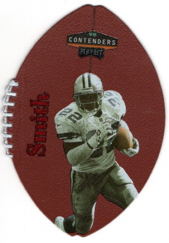 1998 Playoff Contenders Leather Red #21 Emmitt Smith