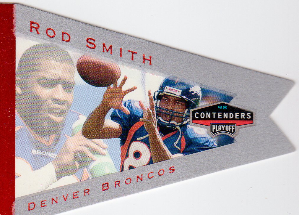 1998 Playoff Contenders Pennants Red Foil #31 Rod Smith