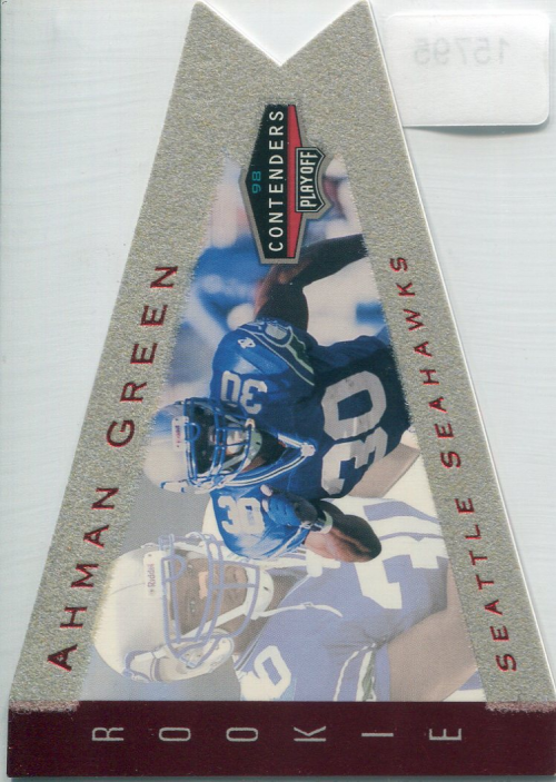 1998 Playoff Contenders Pennants Red Foil #87 Ahman Green