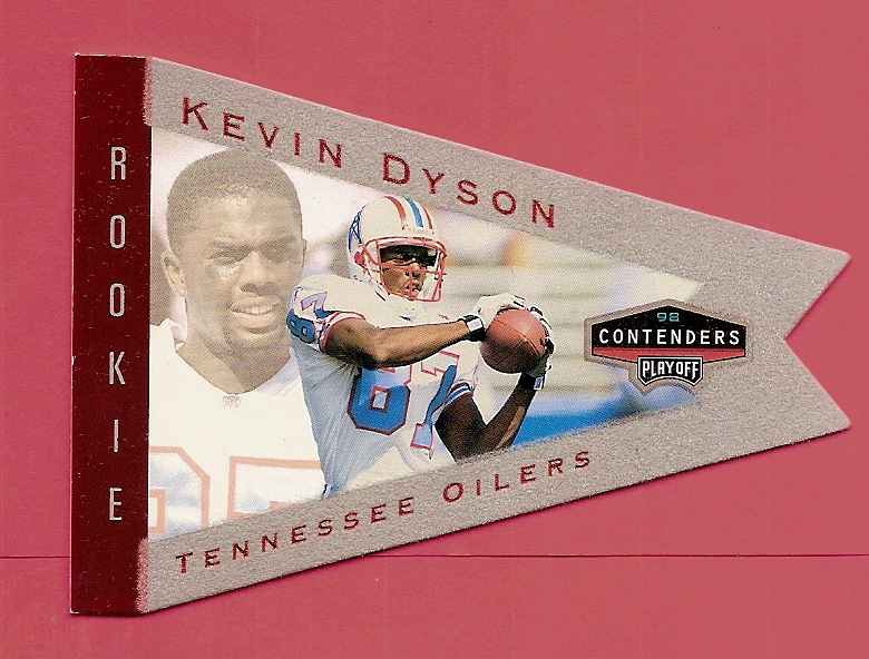 1998 Playoff Contenders Pennants Red Foil #96 Kevin Dyson