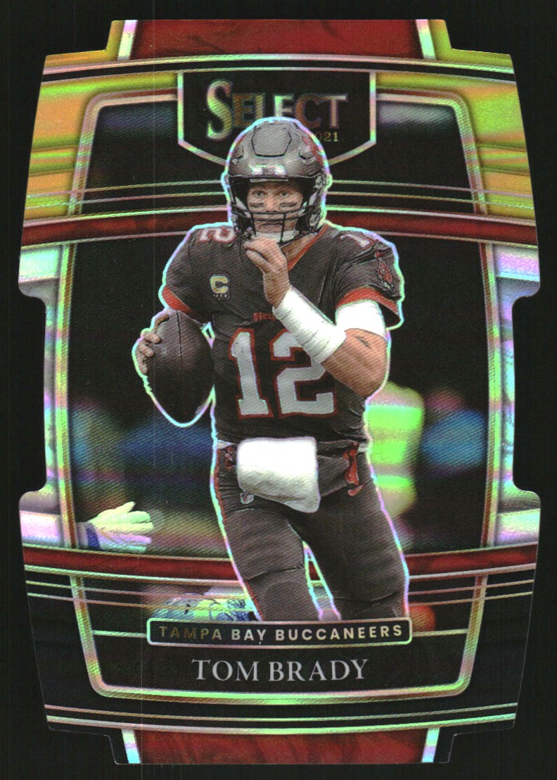 2021 Select Prizm Black and Gold Die Cut #1 Tom Brady