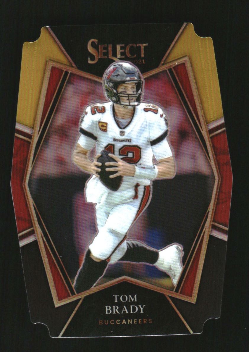 2021 Select Prizm Black and Gold Die Cut #101 Tom Brady