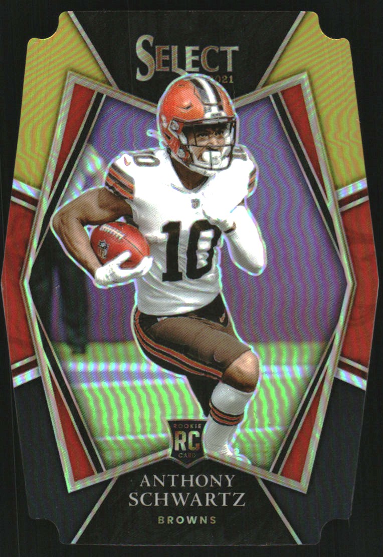 2021 Select Prizm Black and Gold Die Cut #170 Anthony Schwartz