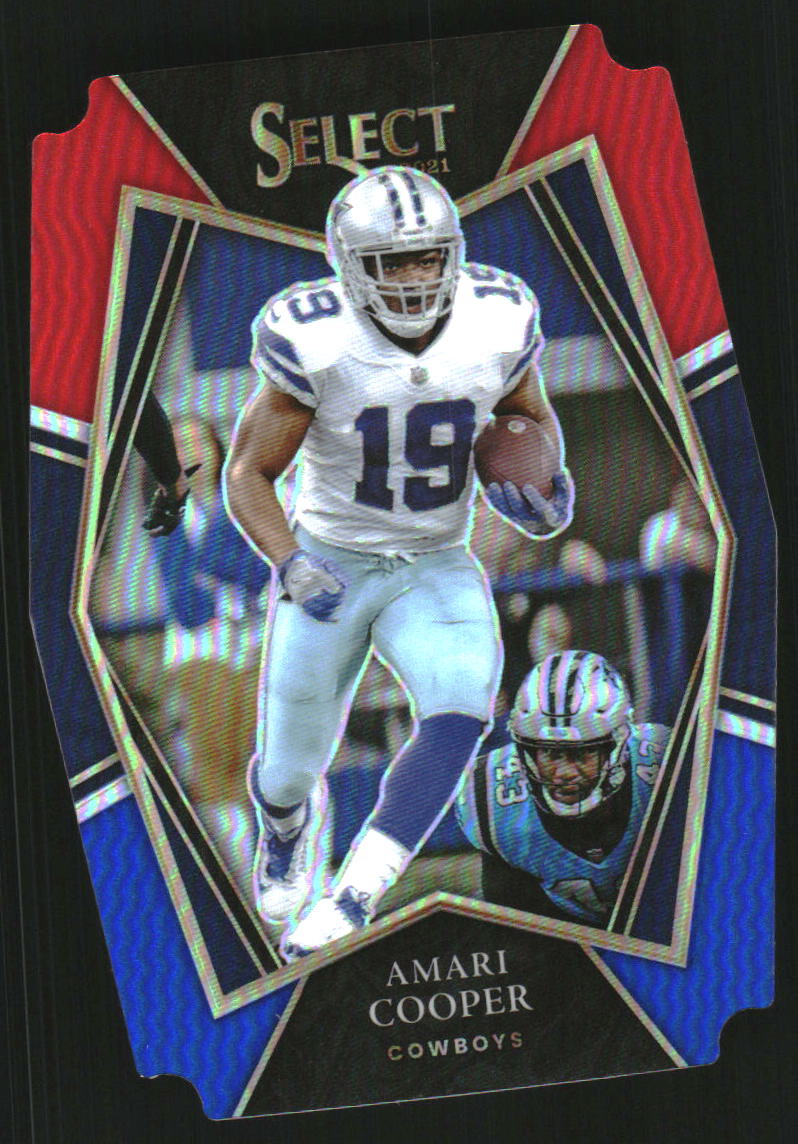 2021 Select Prizm Red and Blue Die Cut #111 Amari Cooper