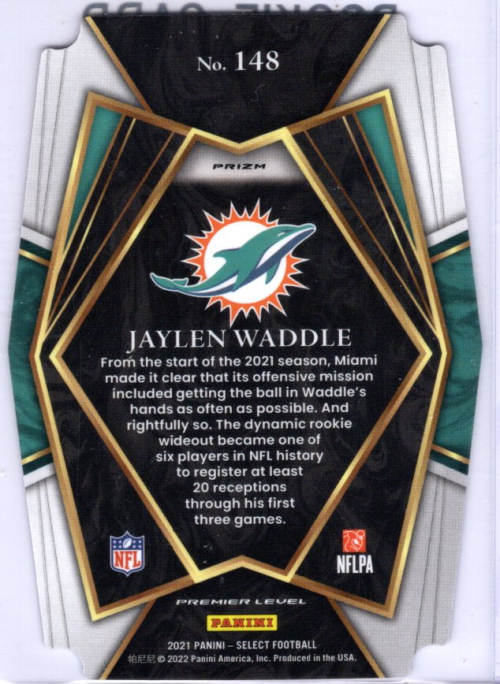 : 2021 PANINI PRIZM DRAFT PICKS #169 JAYLEN WADDLE