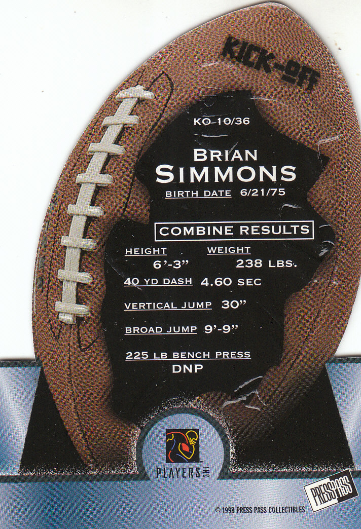 1998 Press Pass Football Cards - Picture 29 of 83