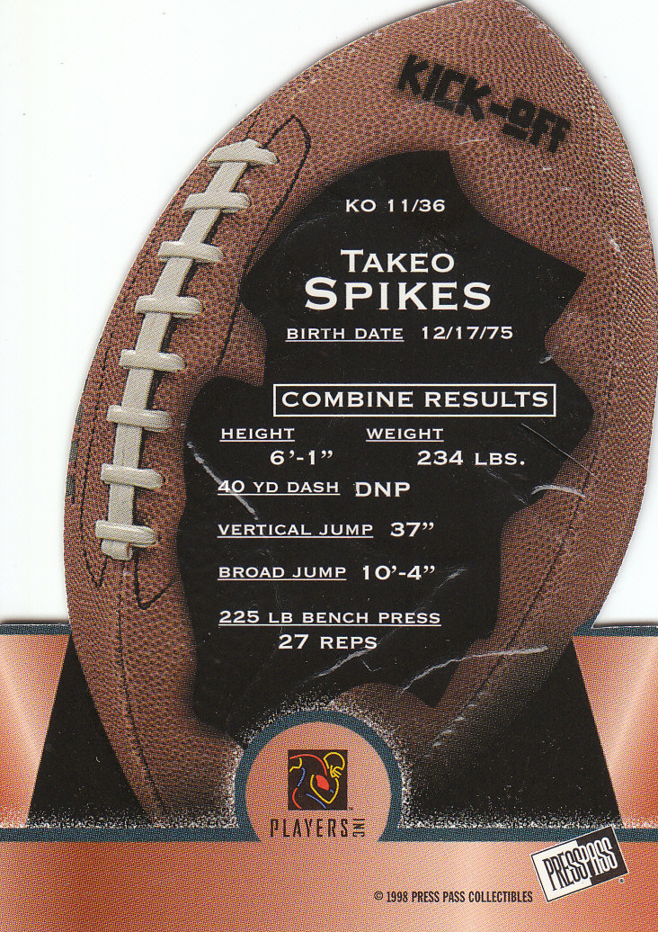 1998 Press Pass Football Cards - Picture 31 of 83