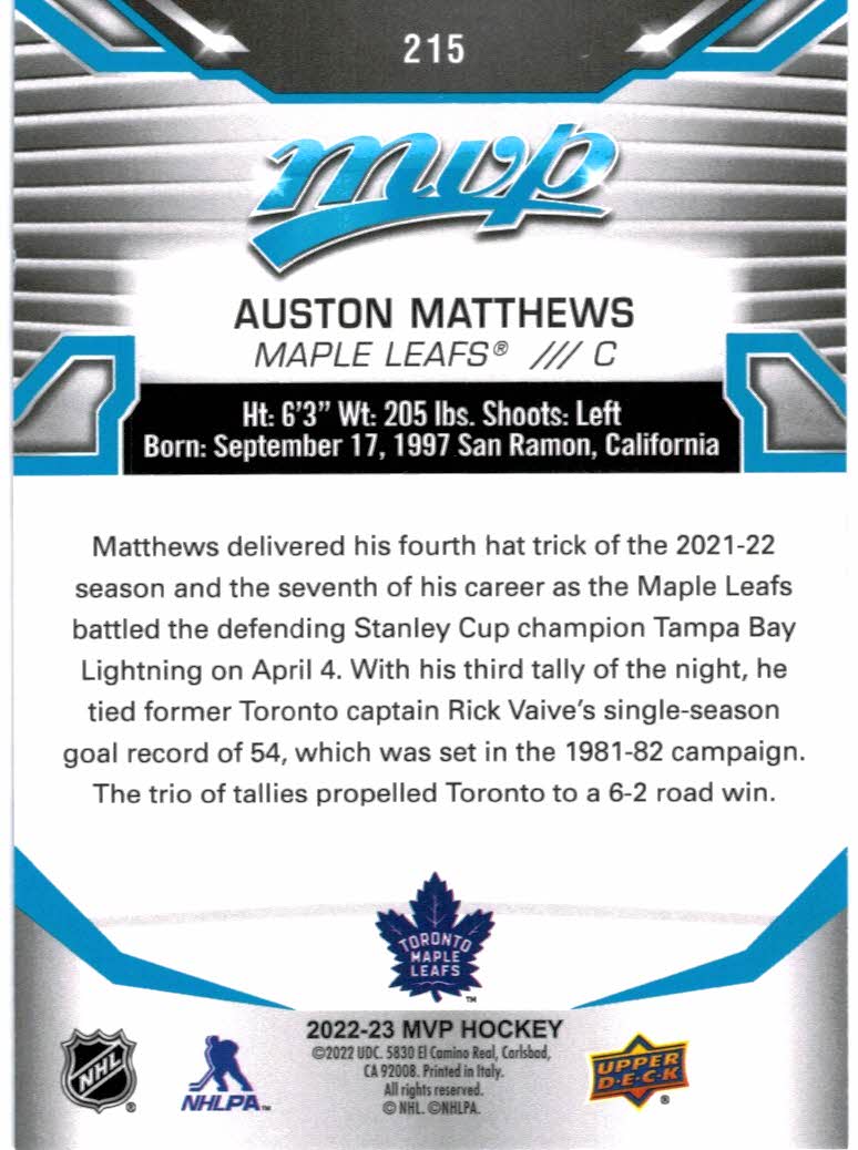 Auston Matthews