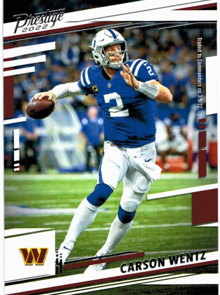 2022 prestige 123 carson wentz nm mt