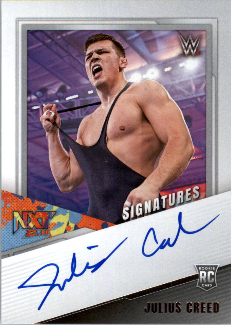 2022 Panini WWE NXT Signatures #NSJCD Julius Creed - Auto - NM-MT