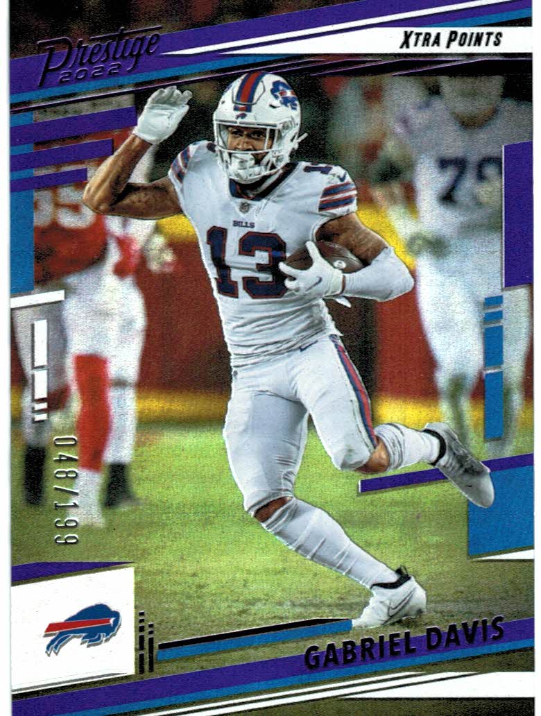 2021 Panini Playbook BLITZ Buffalo Bills Football Card #22 Gabriel Davis