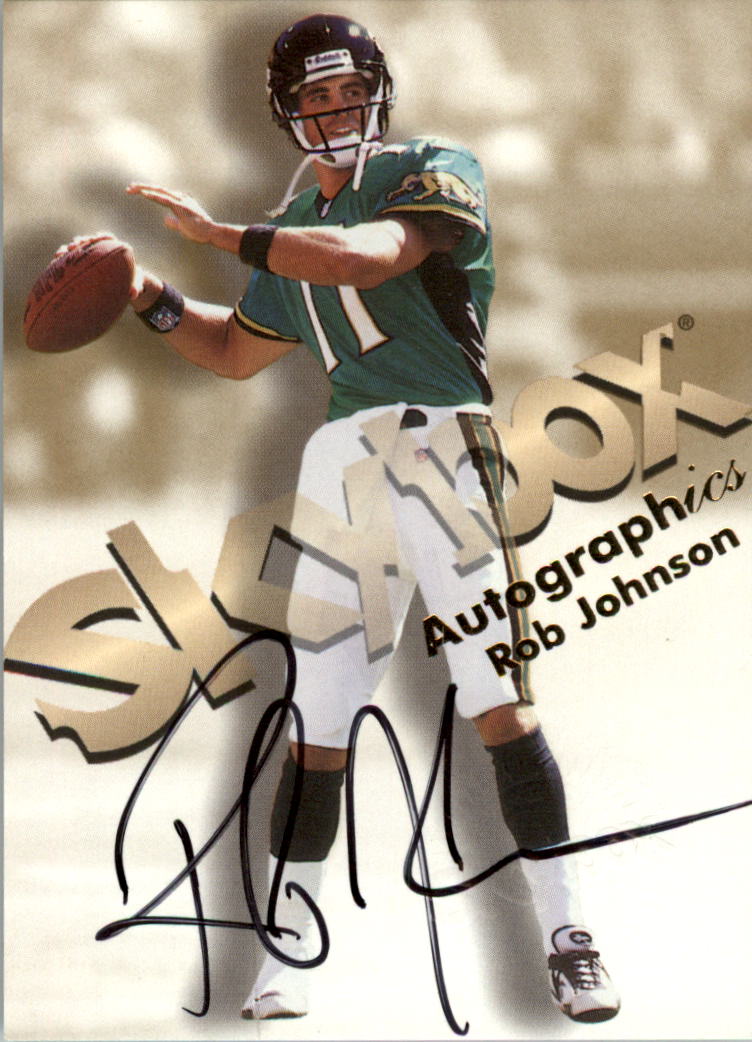 1998 SkyBox Premium Autographics #41 Rob Johnson MU/S