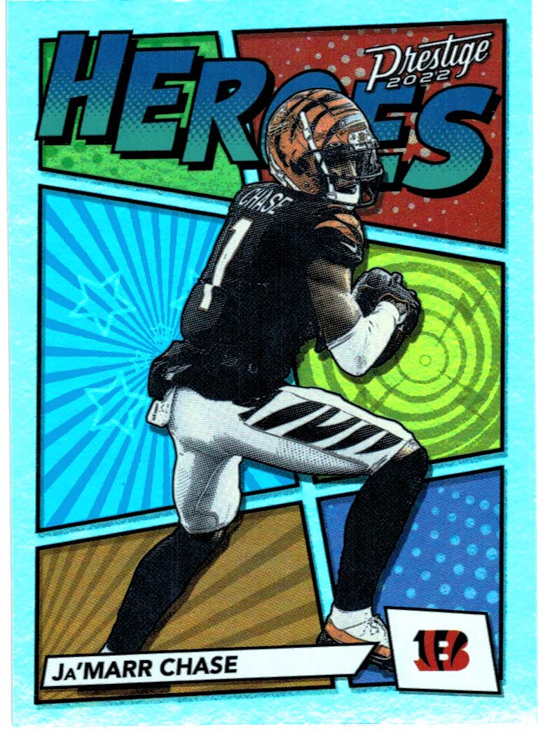 2022 Prestige Heroes 14 Ja'Marr Chase NMMT The Dugout Sportscards