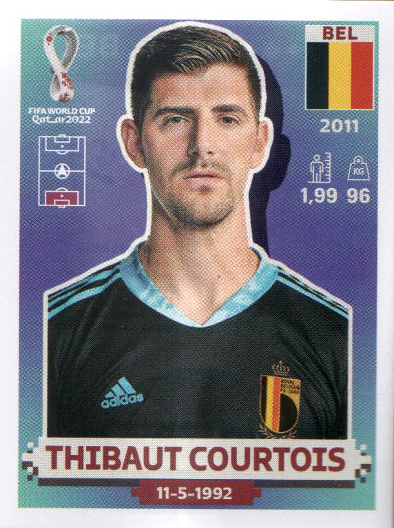 2022 Panini World Cup Stickers Soccer Trading Cards (#BEL-) BASE: Pick From List