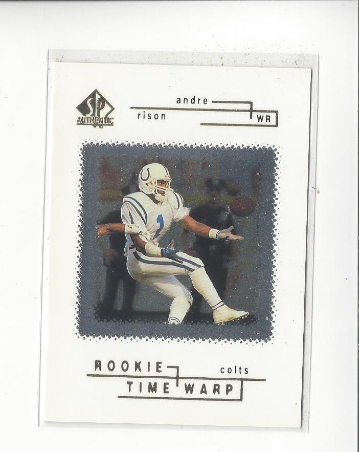 1998 SP Authentic #37 Andre Rison TW