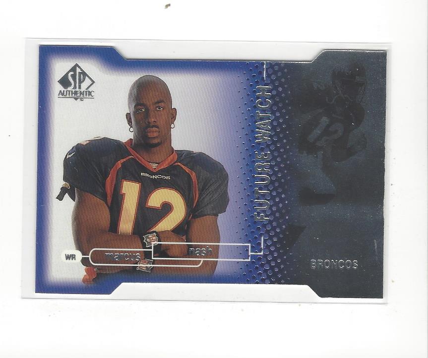 1998 SP Authentic Die Cuts #10 Marcus Nash