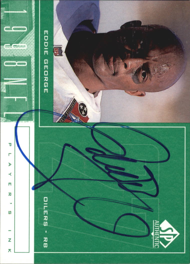 1998 SP Authentic Player's Ink Green #EG Eddie George