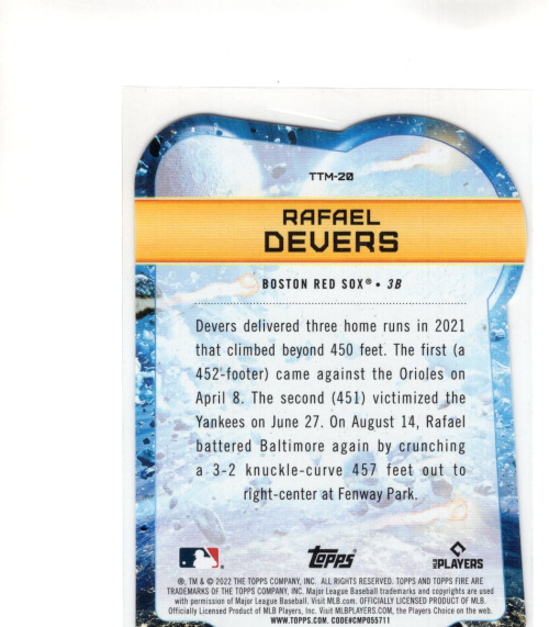 B5827- 2022 Topps Fire BB Card #s 1-200 +Inserts -You Pick- 15+ FREE US SHIP - Picture 281 of 281