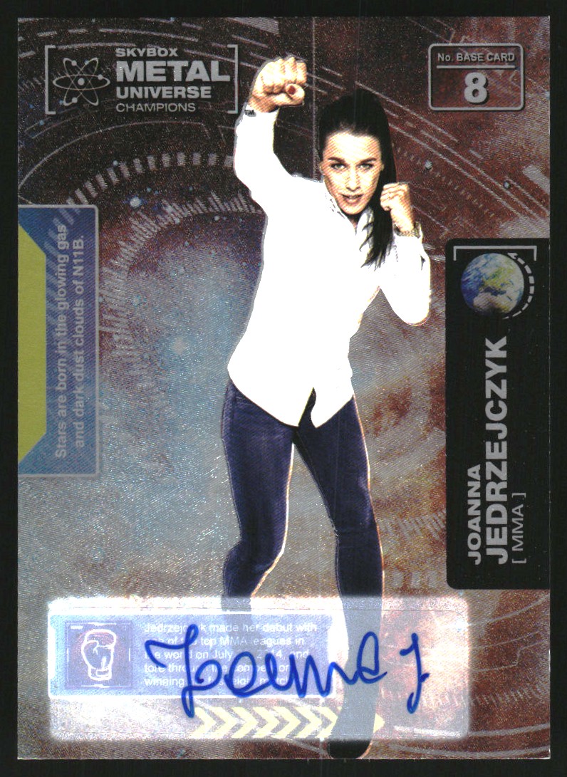 2015 Topps UFC Chronicles Victorious Debut Joanna Jedrzejczyk AUTO