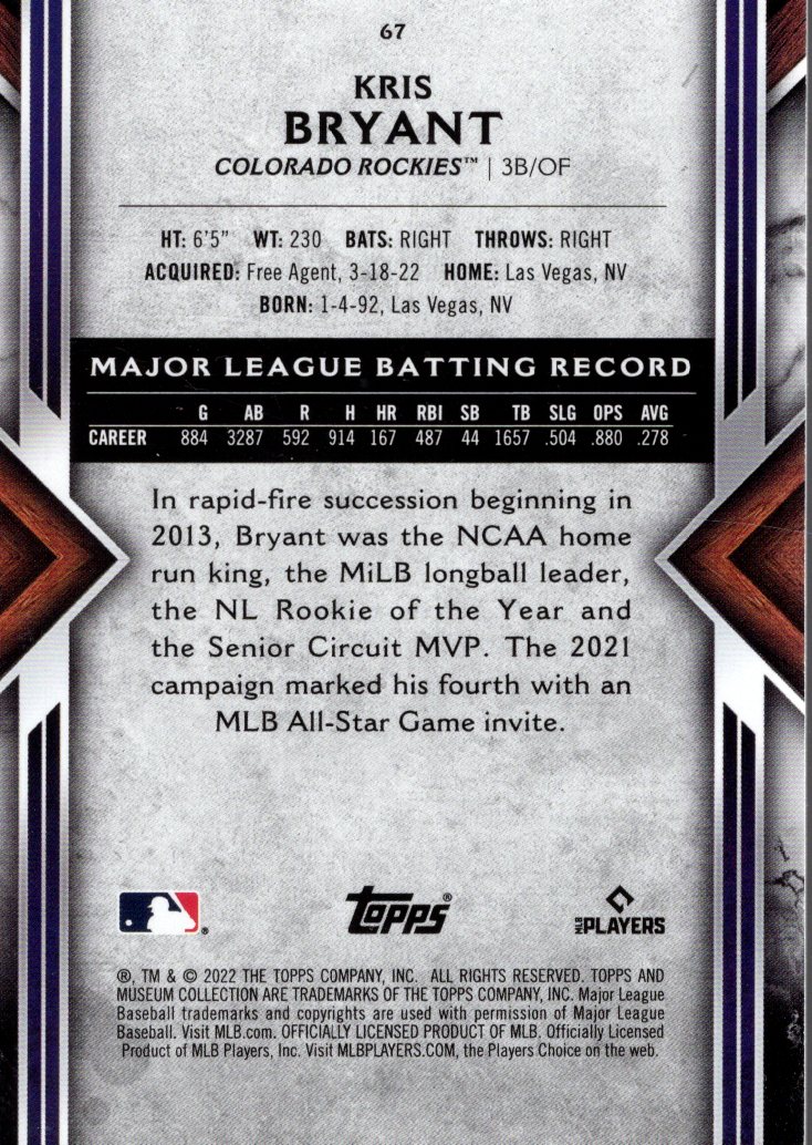 2022 Topps Museum Collection Baseball Card Pick (Base)