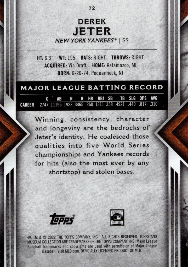 2022 Topps Museum Collection Baseball Card Pick (Base)