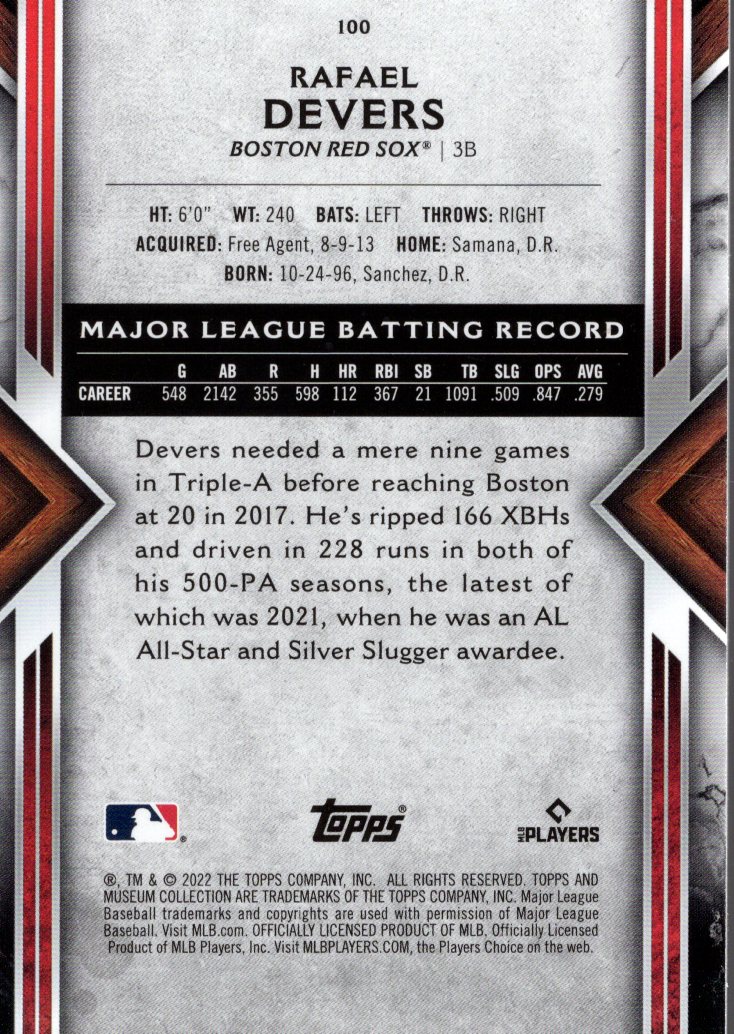 2022 Topps Museum Collection Baseball Card Pick (Base)