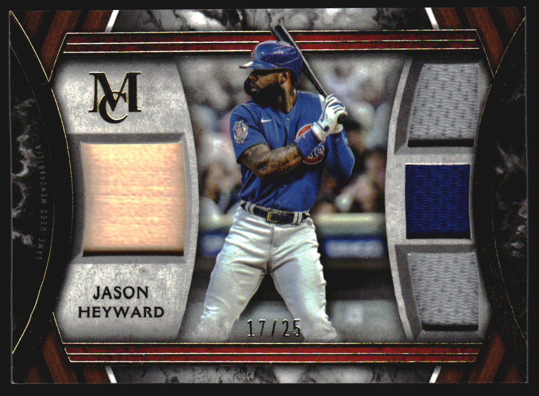 2022 Topps Museum Collection Primary Pieces Quad Relics Gold #SPPPQRJHE Jason Heyward