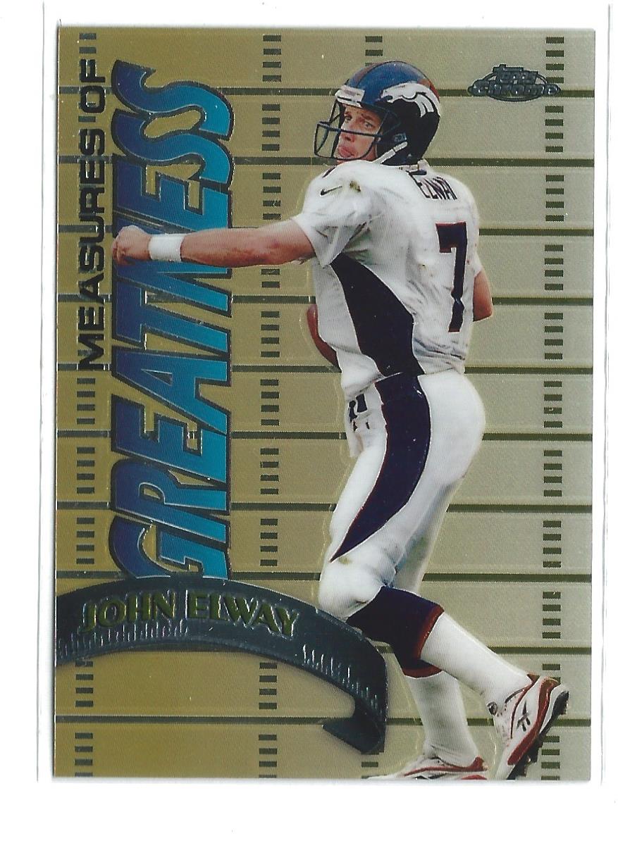 1998 Topps Chrome Measures of Greatness #MG1 John Elway