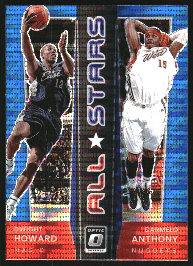 2021-22 Donruss Optic All-Stars Blue Pulsar #18 Carmelo Anthony/Dwight Howard