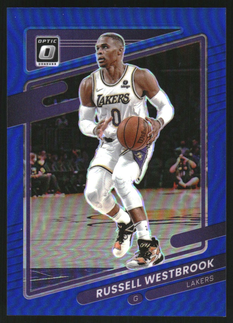 2021 Select Conocurse Zebra Prizm Russell Westbrook #54 PSA 10 GEM