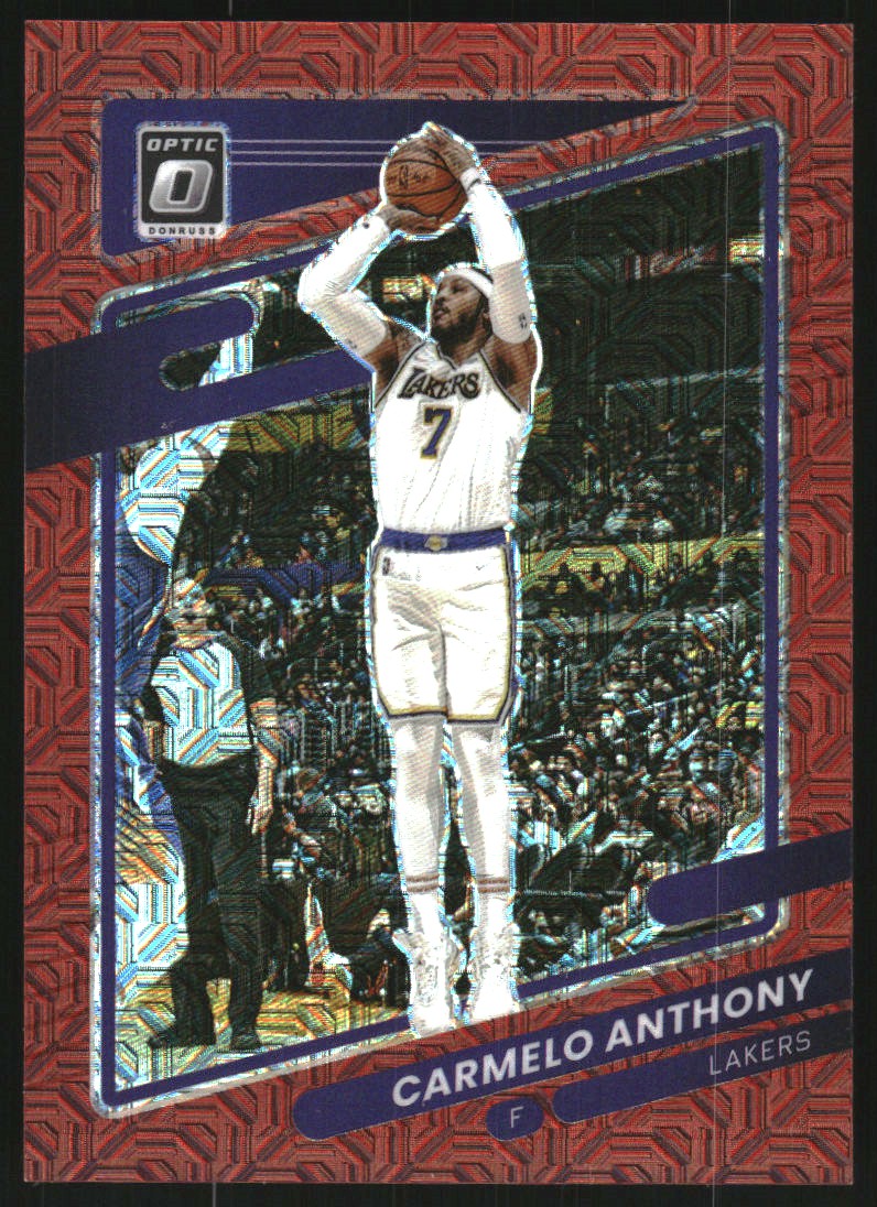 2021-22 Donruss Optic Choice Red #109 Carmelo Anthony
