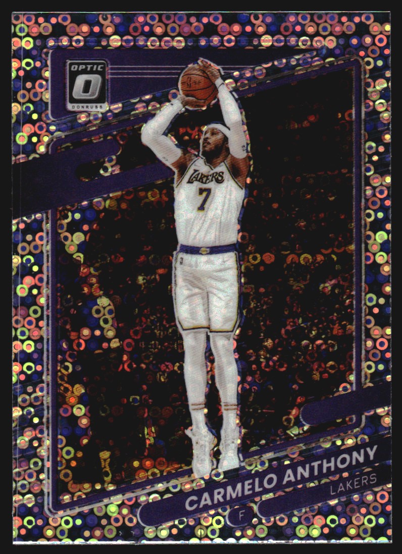 2021-22 Donruss Optic Fast Break Holo #109 Carmelo Anthony