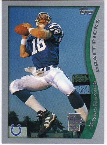 1998 Topps Season Opener #1 Peyton Manning RC
