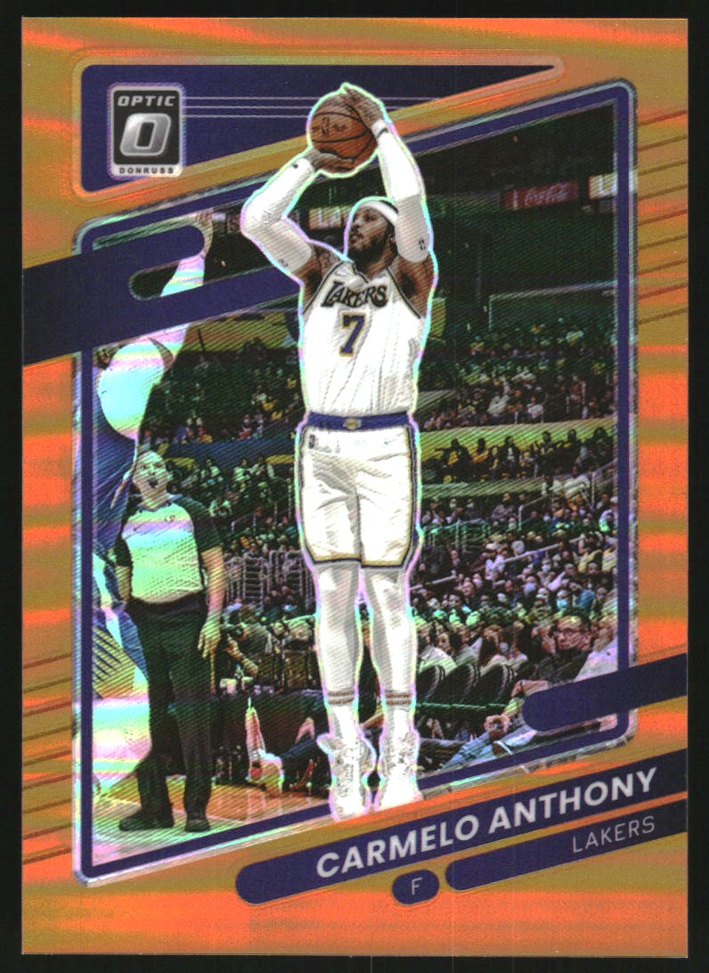 2021-22 Donruss Optic Orange #109 Carmelo Anthony