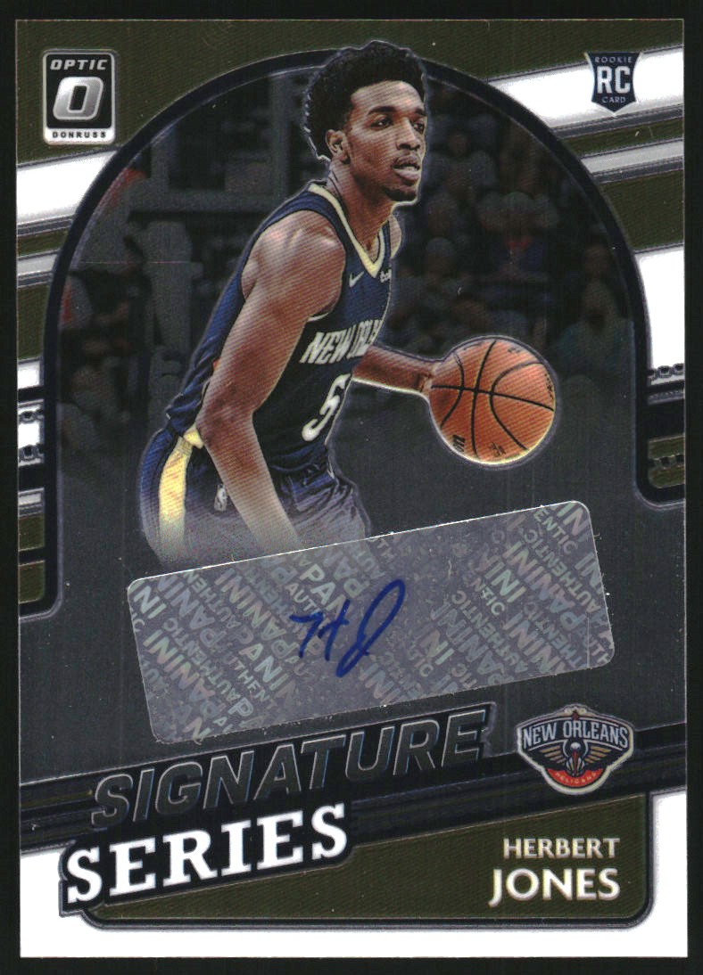 2021-22 Donruss Optic Signature Series #84 Herbert Jones on 