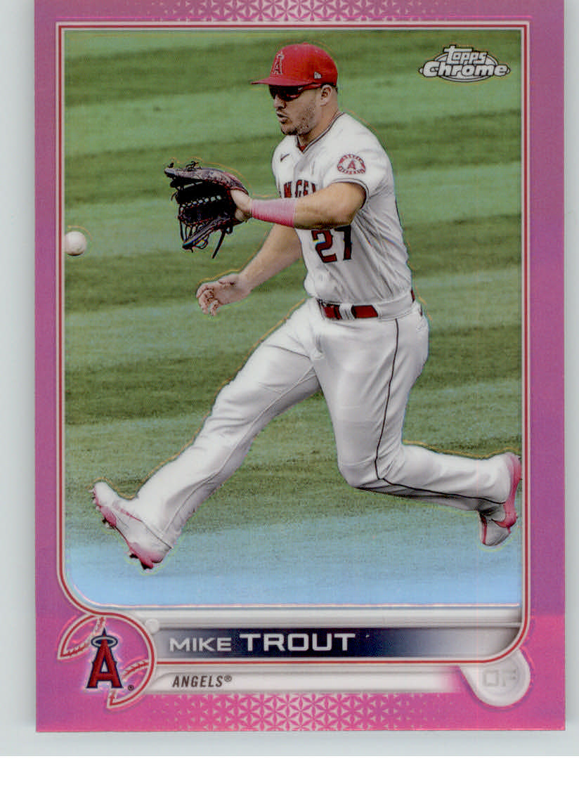 MIKE TROUT 2022 TOPPS welcome to the show card