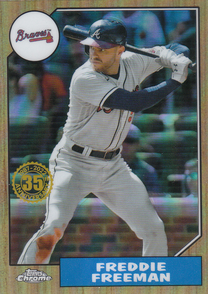 2022 Topps Chrome Baseball "'87 Topps" Insert Cards - Picture 22 of 41