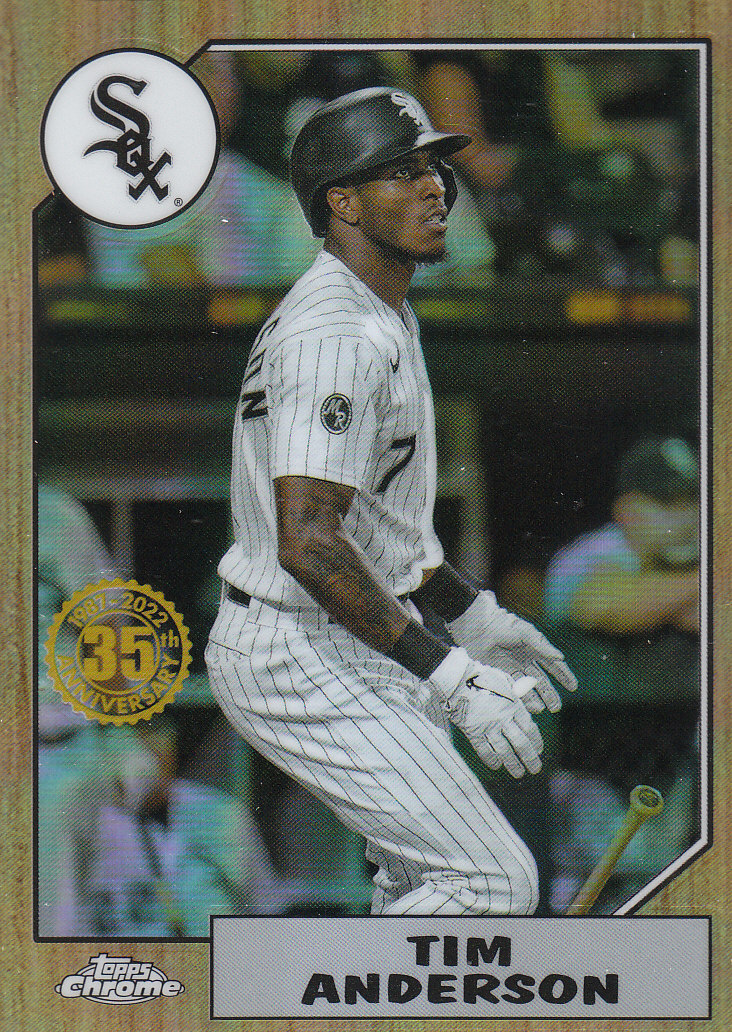 2022 Topps Chrome Baseball "'87 Topps" Insert Cards - Picture 28 of 41