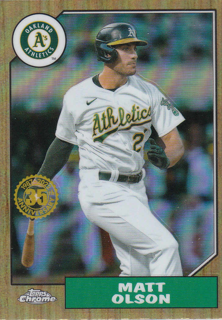 2022 Topps Chrome Baseball "'87 Topps" Insert Cards - Picture 30 of 41