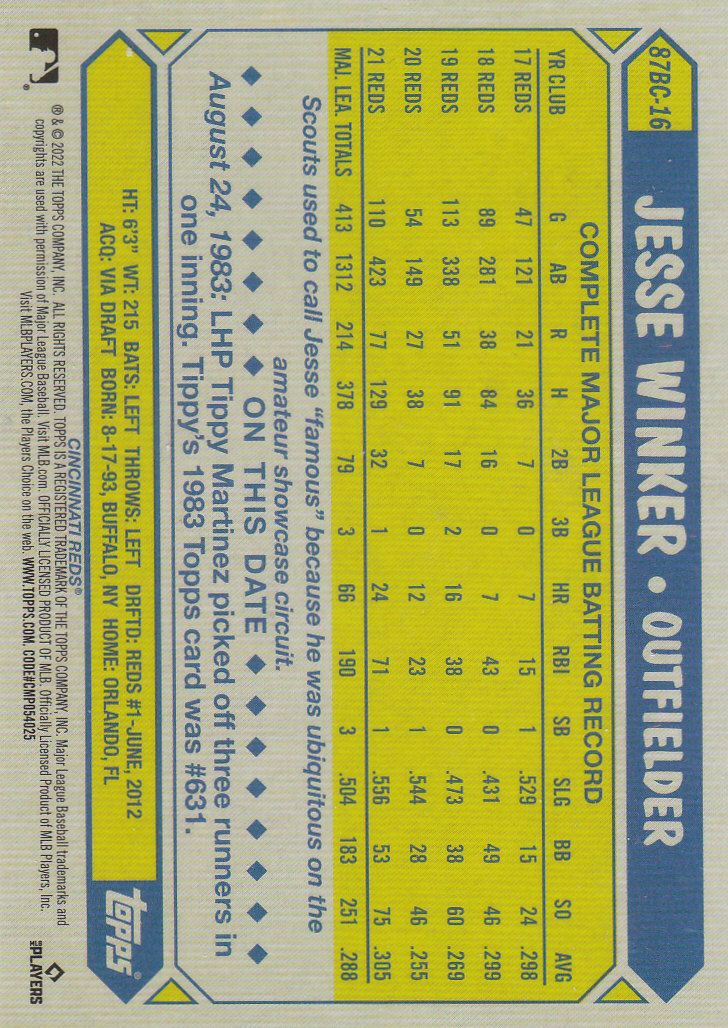 2022 Topps Chrome Baseball "'87 Topps" Insert Cards - Picture 33 of 41
