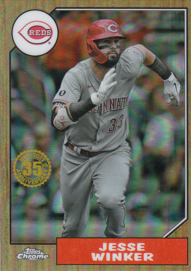 2022 Topps Chrome Baseball "'87 Topps" Insert Cards - Picture 32 of 41